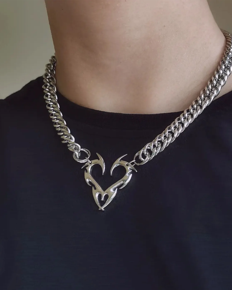 Y2K Heart Necklace | Y2K Wave