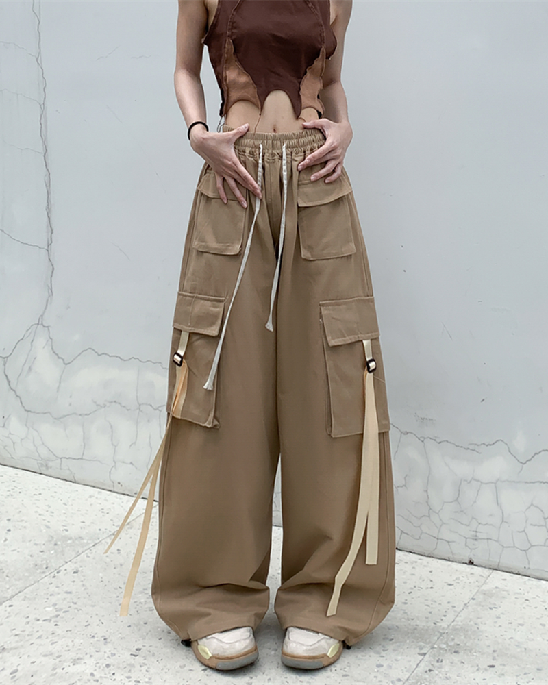 Womens Baggy Cargo Pants | Y2K Wave Womens Baggy Cargo Pants | Y2K Wave
