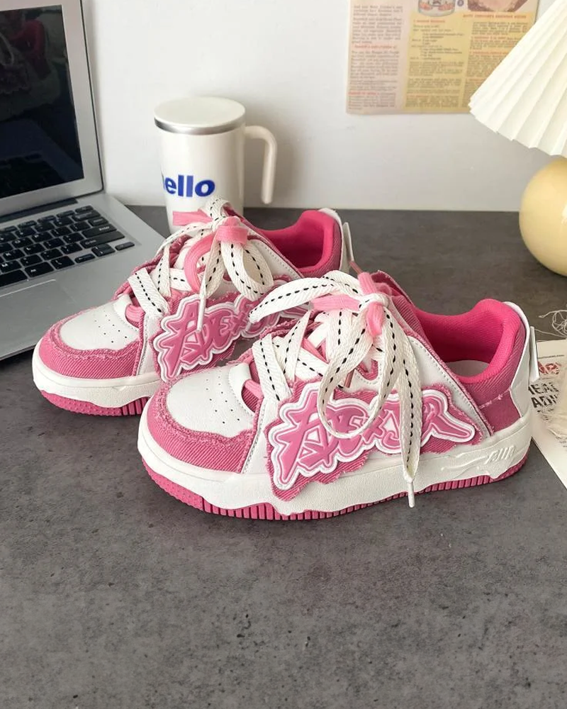 Pink Y2K Shoes | Y2K Wave Pink Y2K Shoes | Y2K Wave