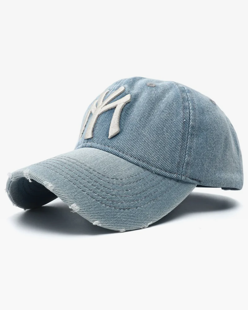 Denim ny hat sales