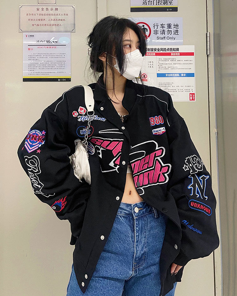 Vintage Racer Jacket | Y2K Wave Vintage Racer Jacket | Y2K Wave