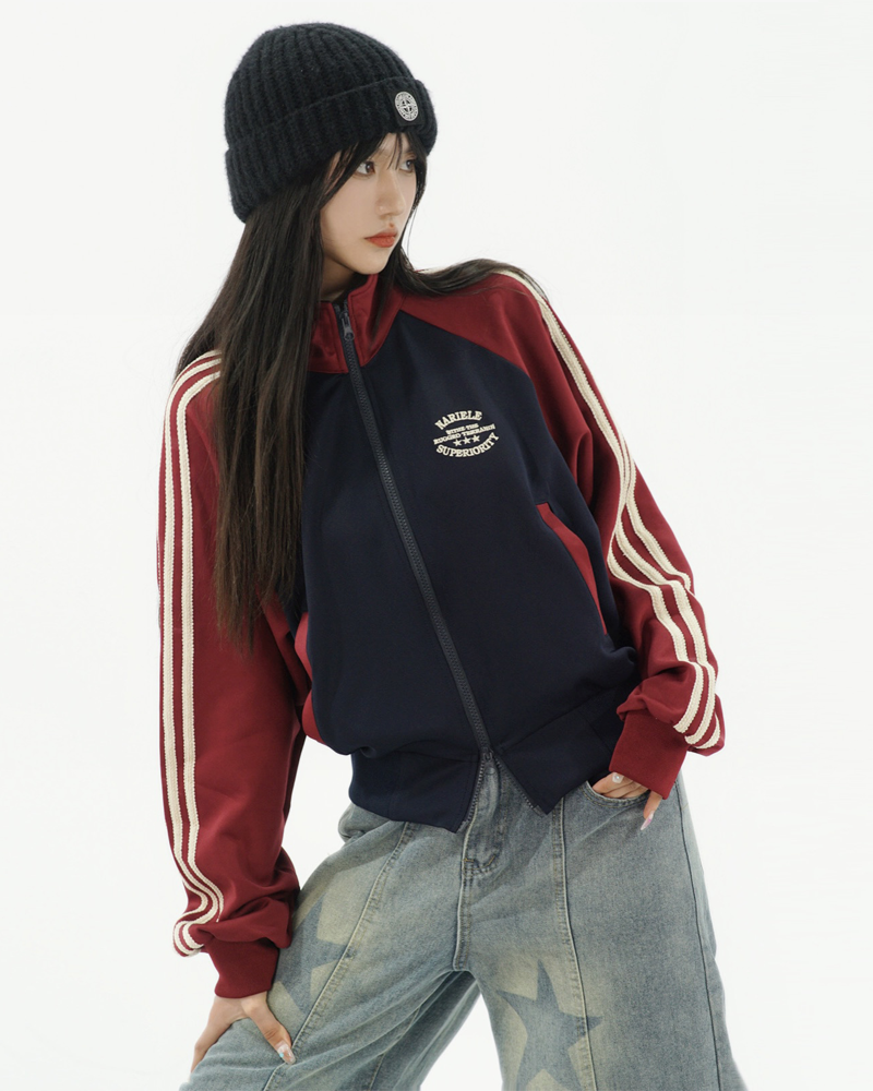 Cropped Track Jacket | Y2K Wave Cropped Track Jacket | Y2K Wave
