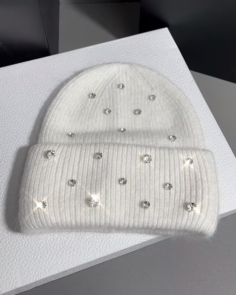 Rhinestone Beanie