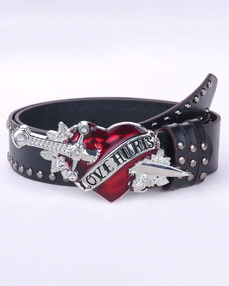 Love Hurts Belt | Y2K Wave