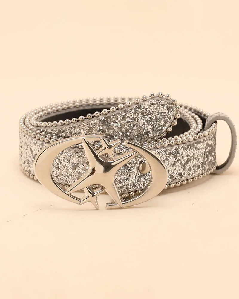 Y2K Sequin Belt