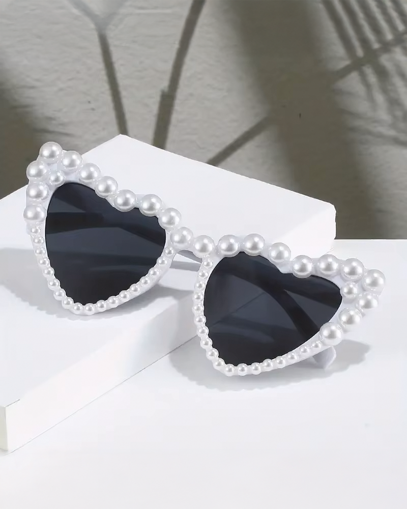 Pearl Heart Sunglasses