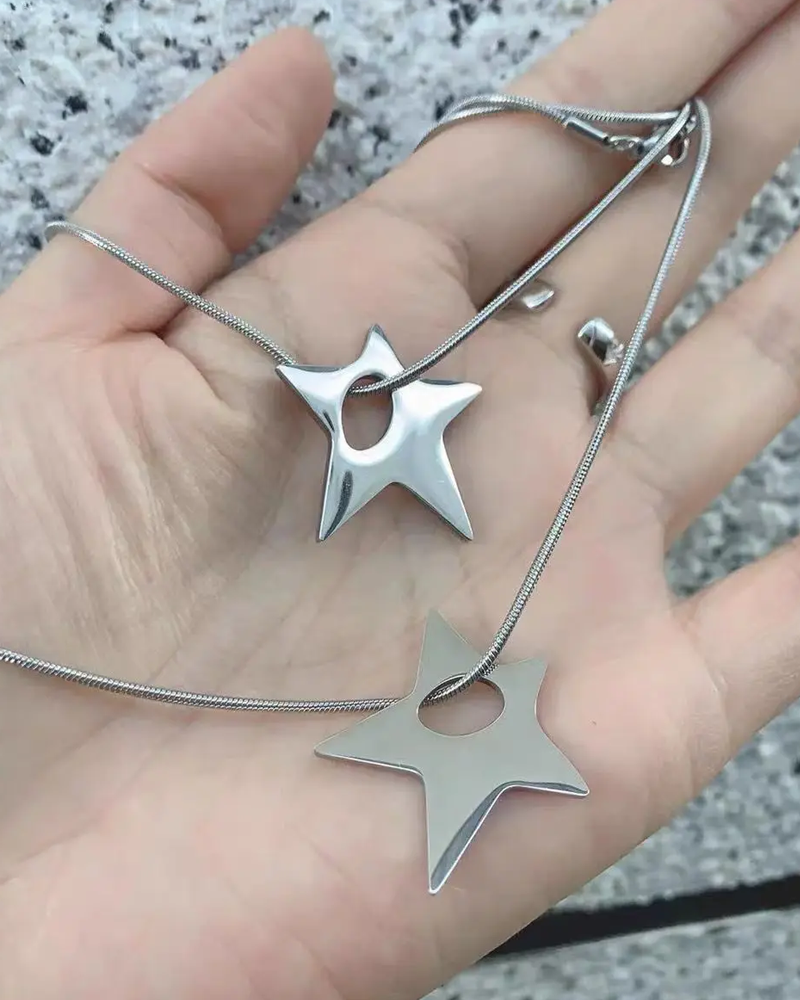 Y2K Necklace Star