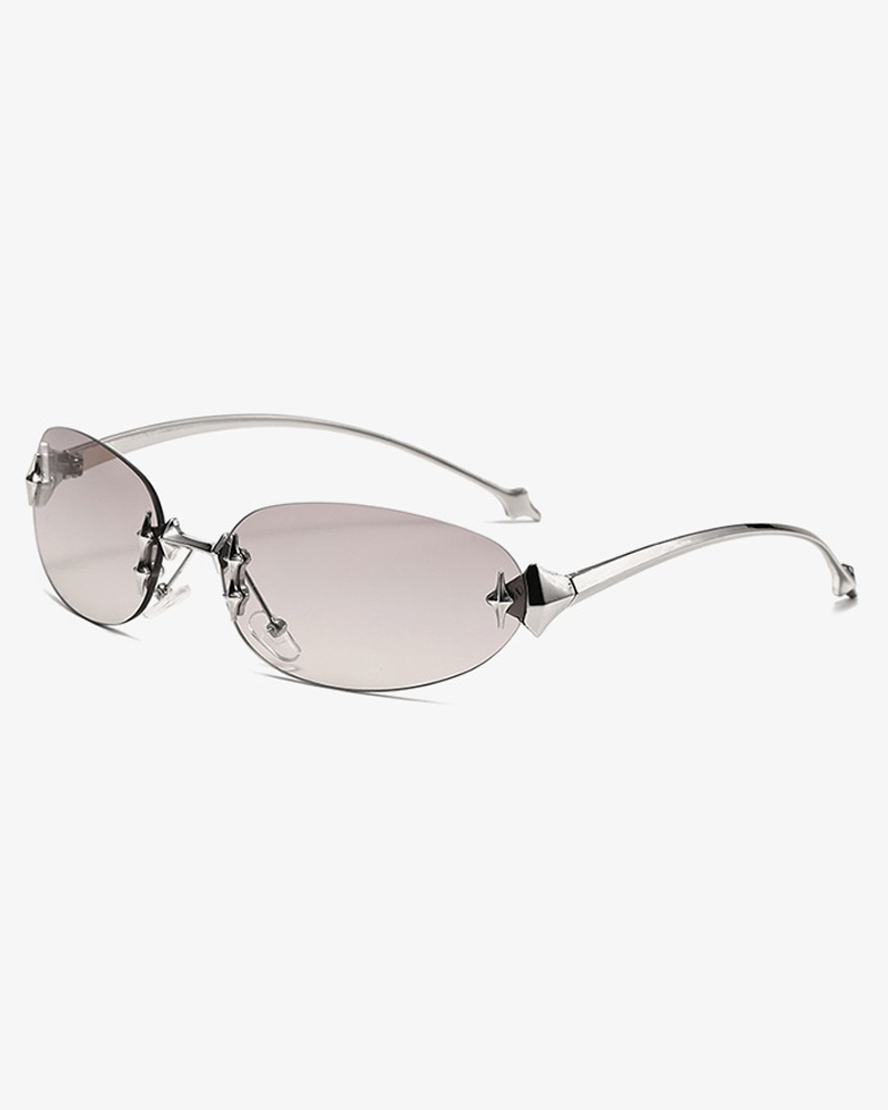 Rimless Y2K Sunglasses