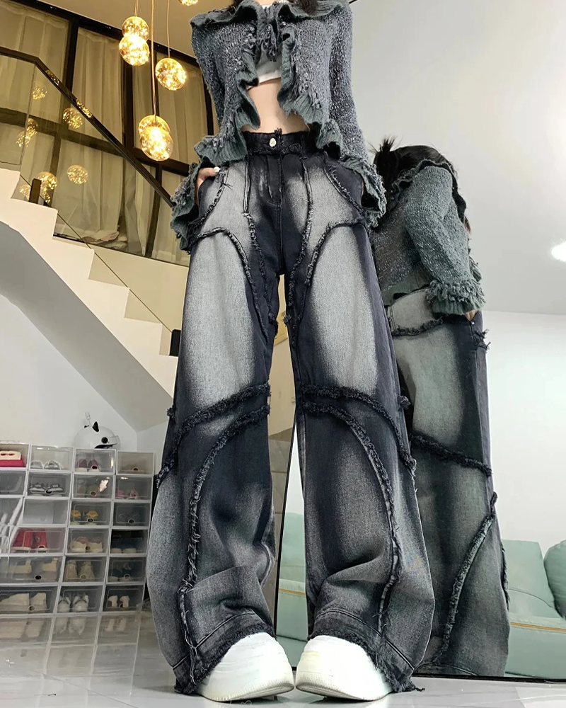 Black Baggy Jeans Y2K
