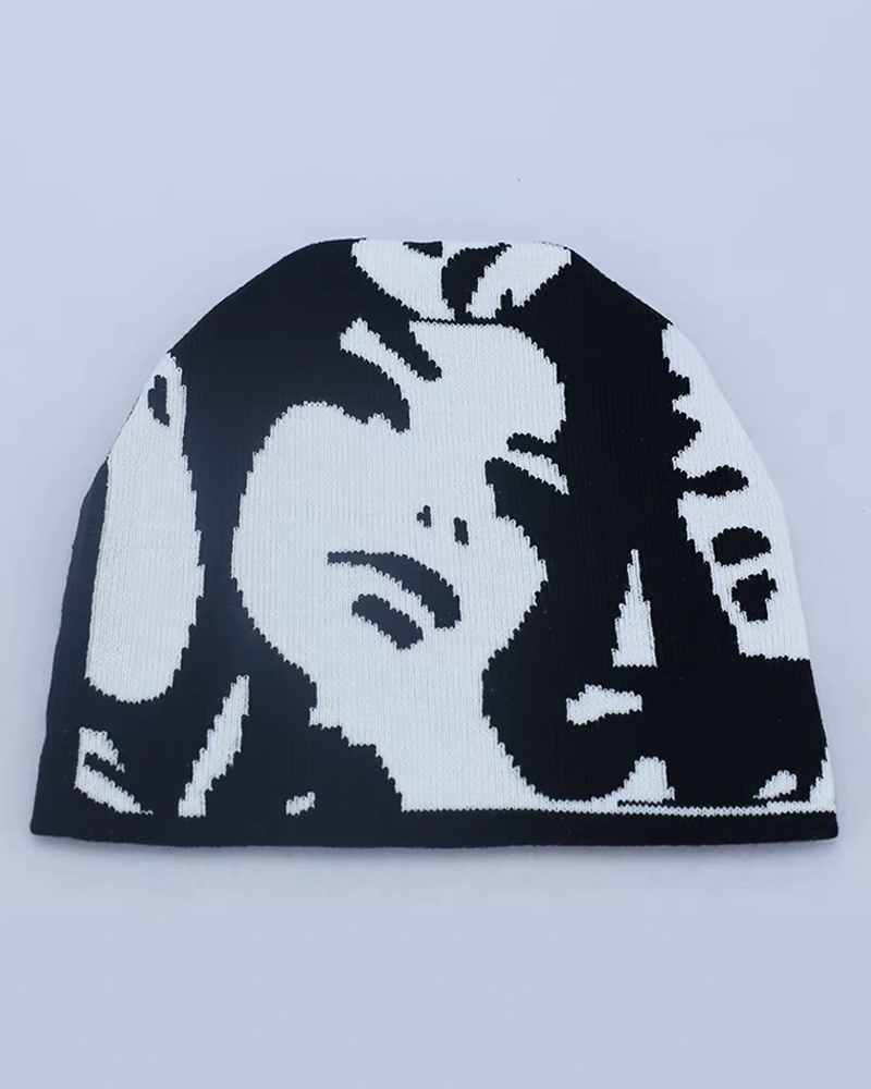Y2K Black Beanie | Y2K Wave