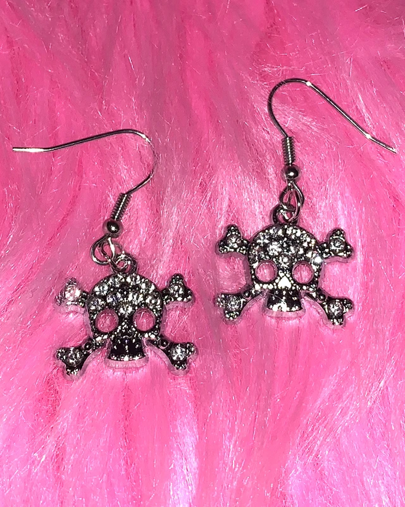 Skull And Crossbones Earrings