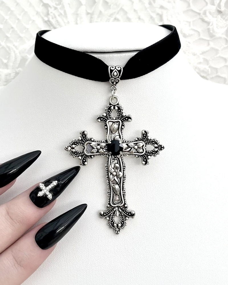 Y2K Cross Necklace | Y2K Wave Y2K Cross Necklace | Y2K Wave