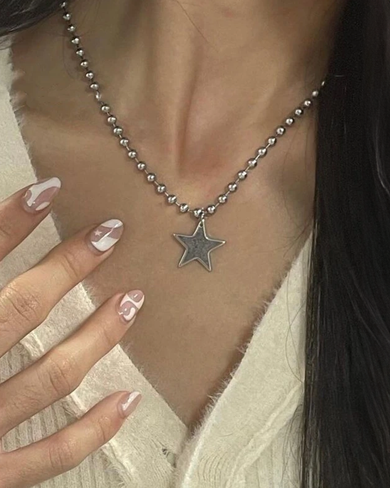 Star Necklace Silver