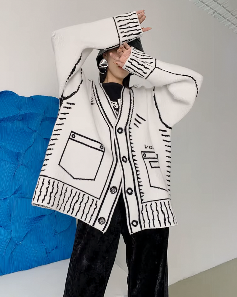 Womens Button Up Cardigan