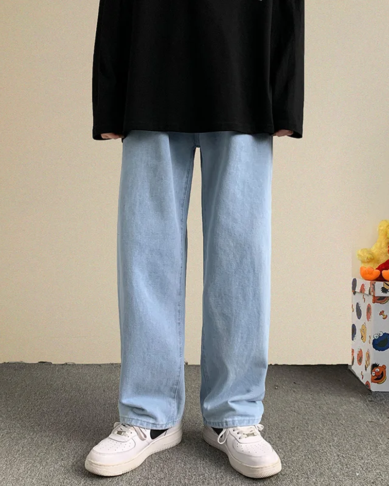 Light Blue Loose Jeans