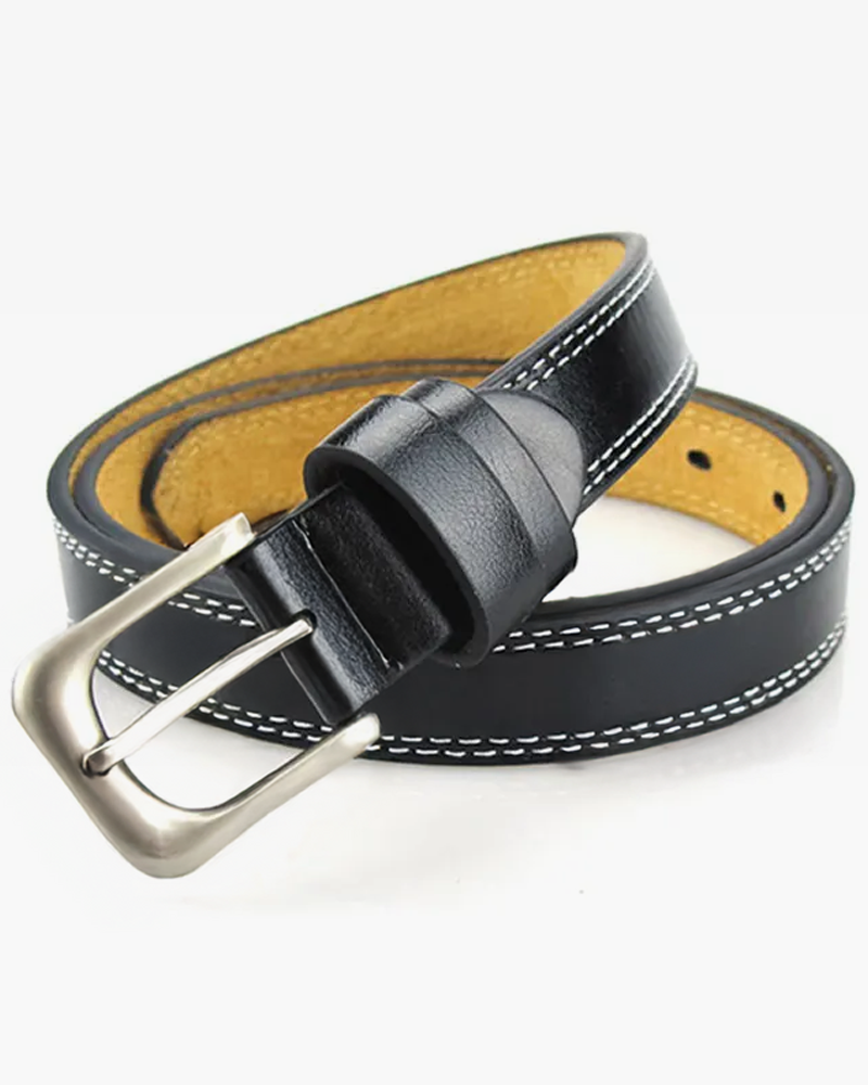 Black Belt White Stitching