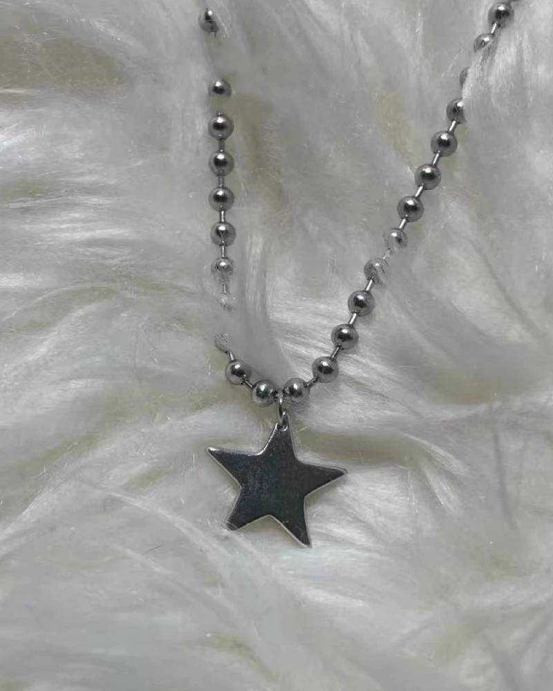 Star Necklace Silver
