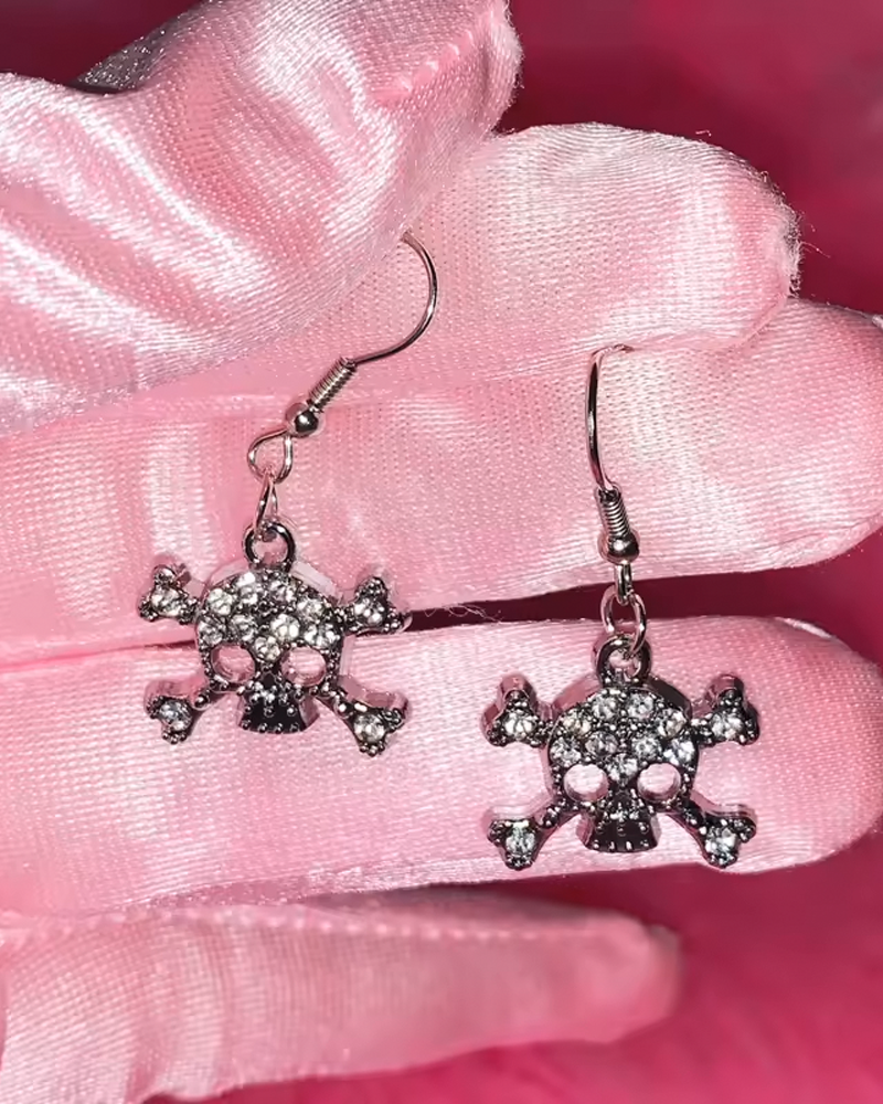 Skull And Crossbones Earrings