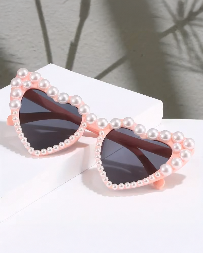Pearl Heart Sunglasses