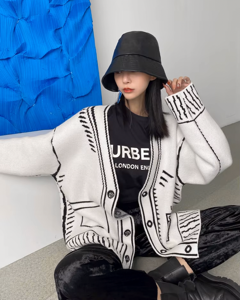 Womens Button Up Cardigan