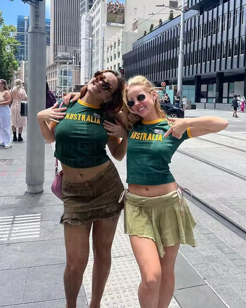 Australia Crop Top
