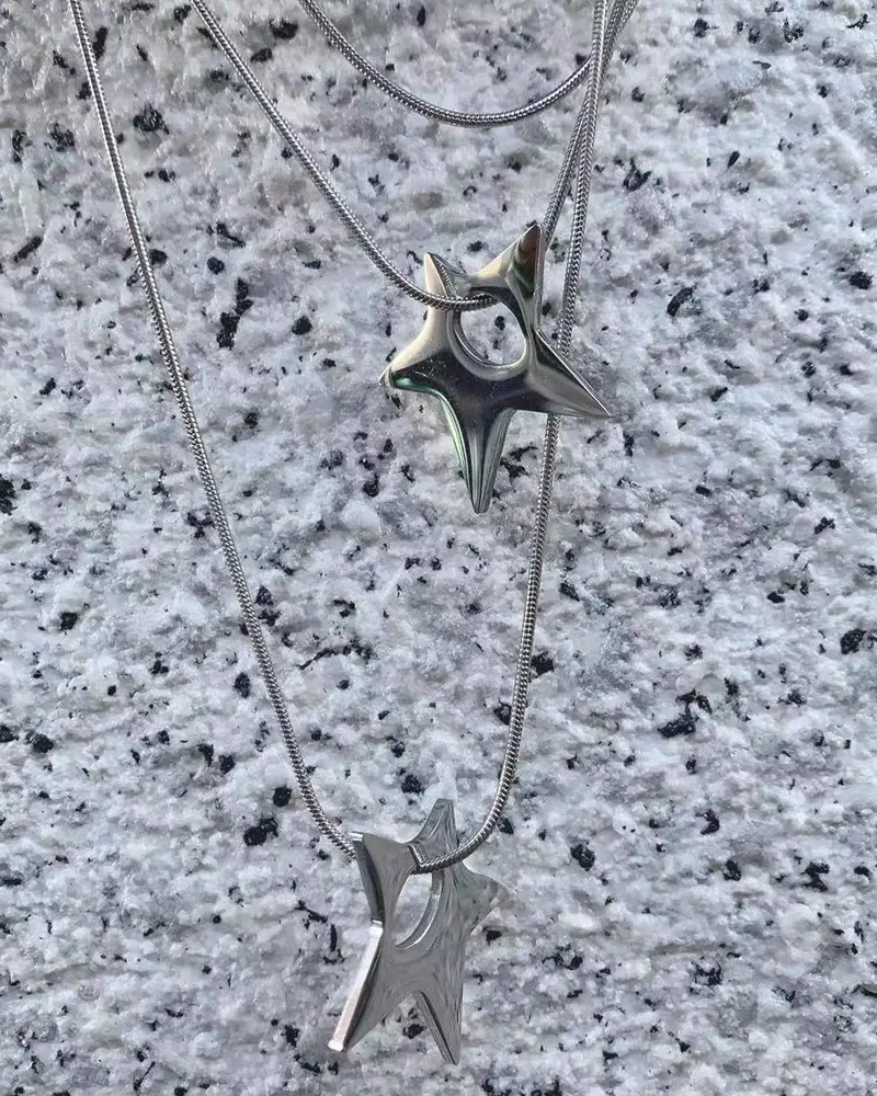 Y2K Necklace Star