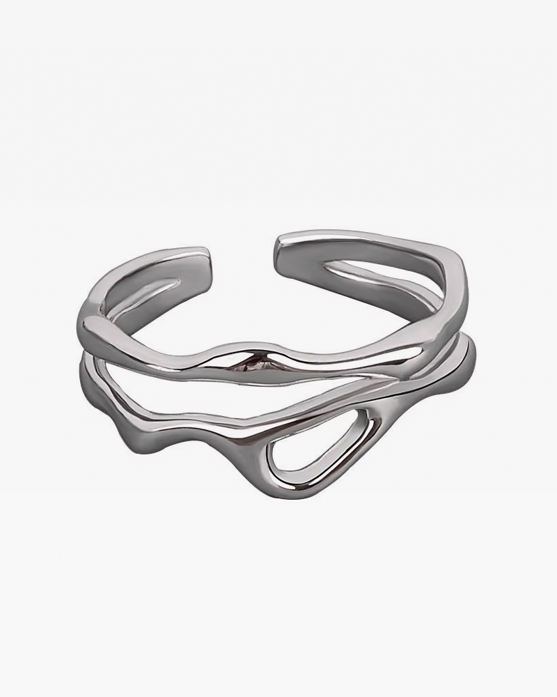 Irregular Silver Ring