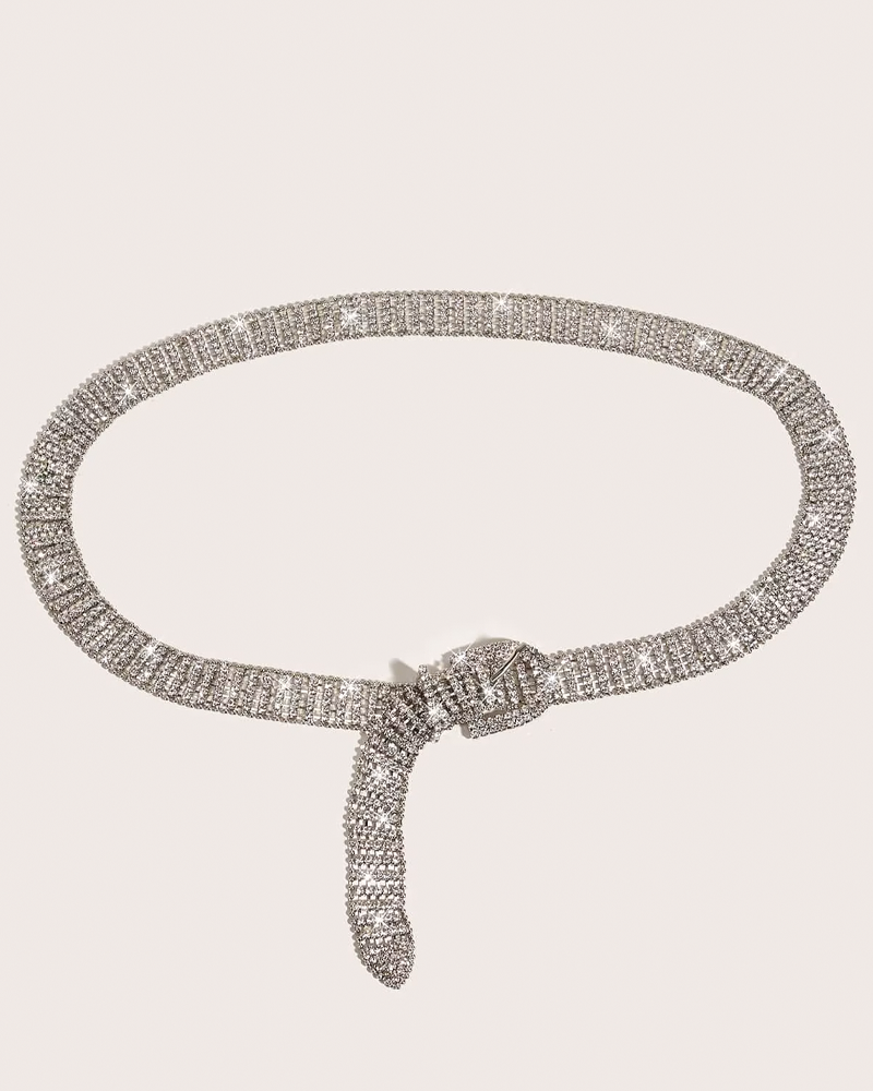 Rhinestone Belt Women