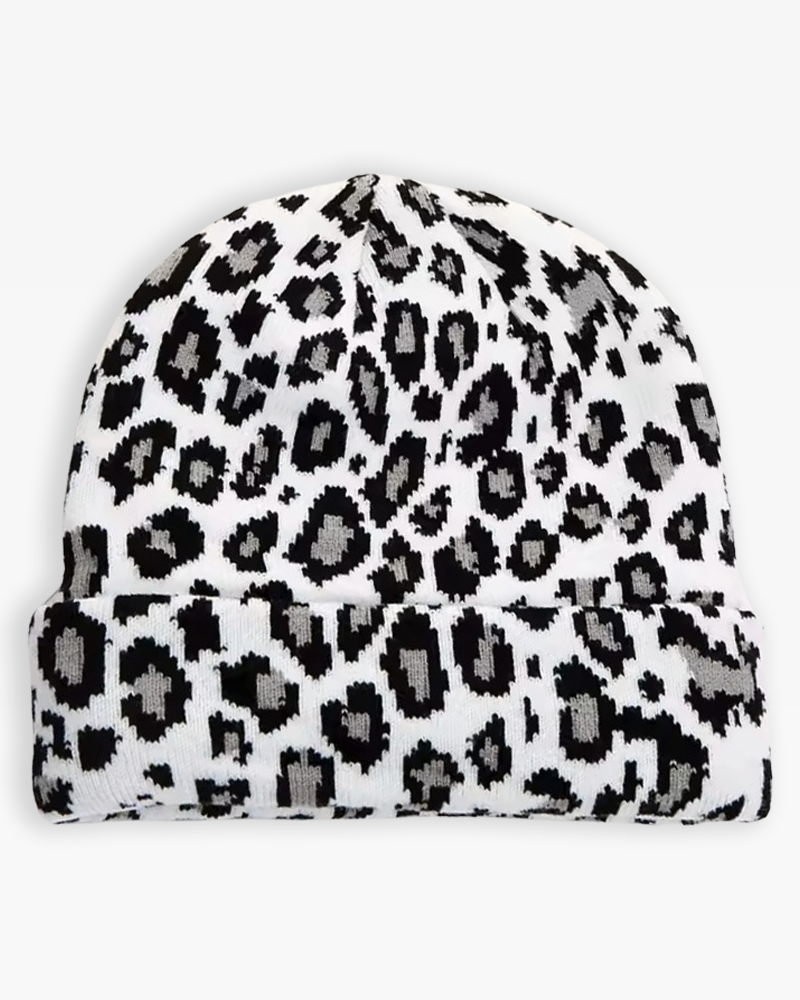 Leopard Print Beanie