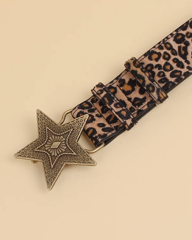 Belt Leopard Print