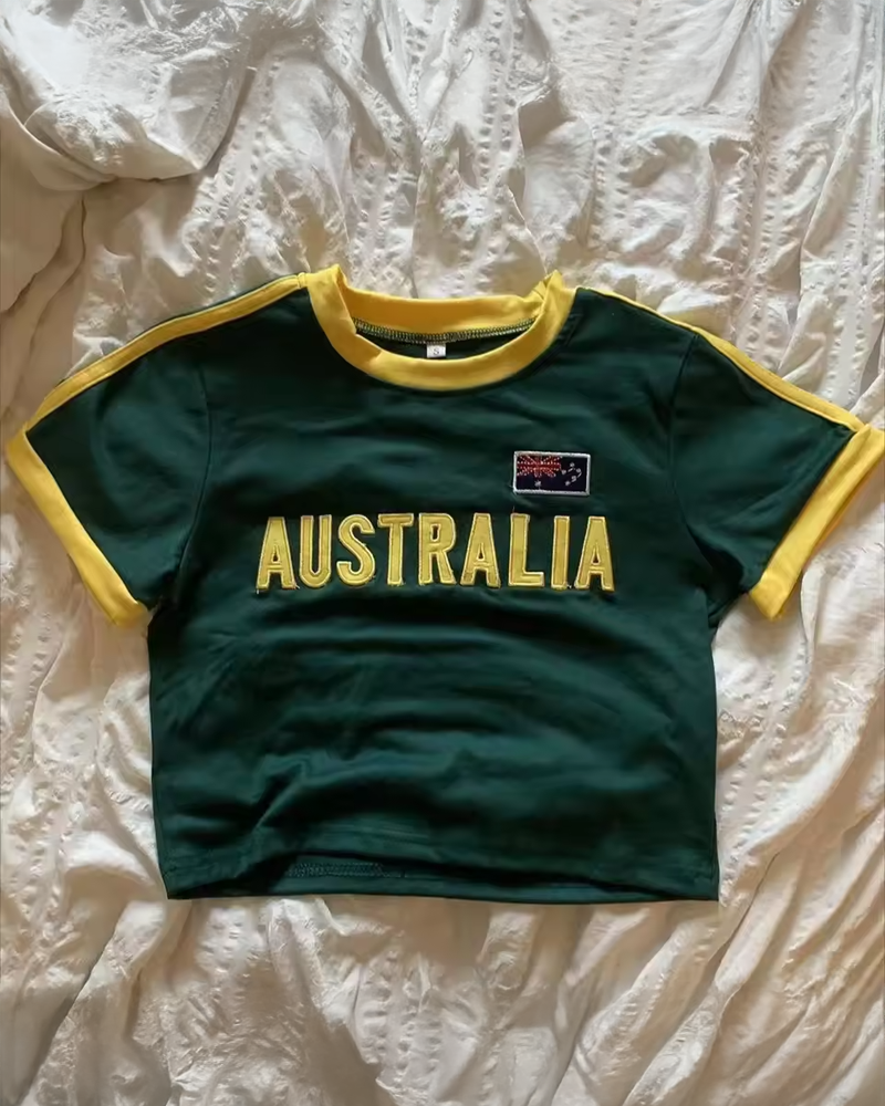 Australia Crop Top
