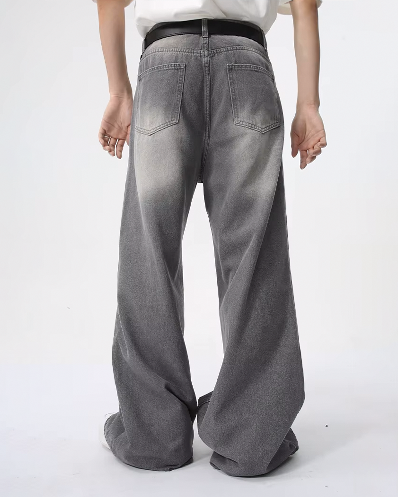 Gray Jeans Baggy