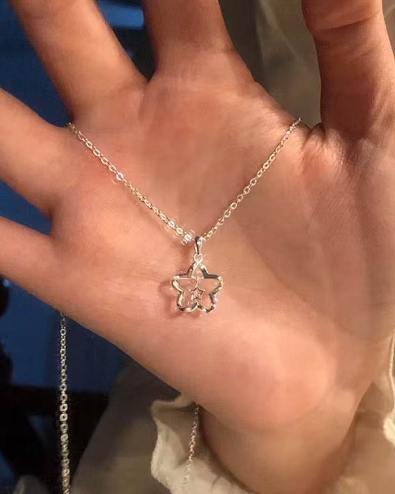 Womens Star Necklace