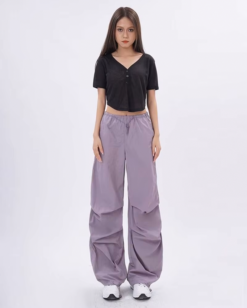 Purple Parachute Pants