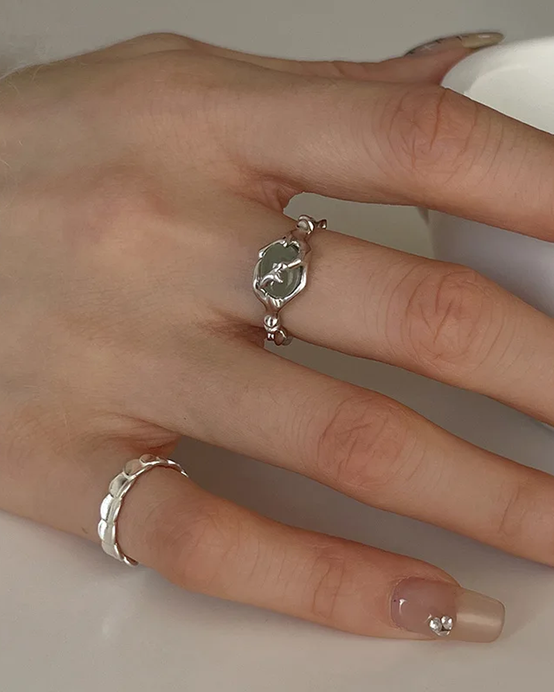 Jade Stone Ring