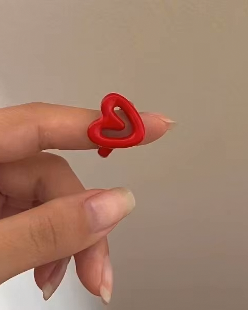 Chunky Heart Ring