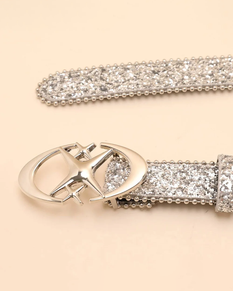 Y2K Sequin Belt