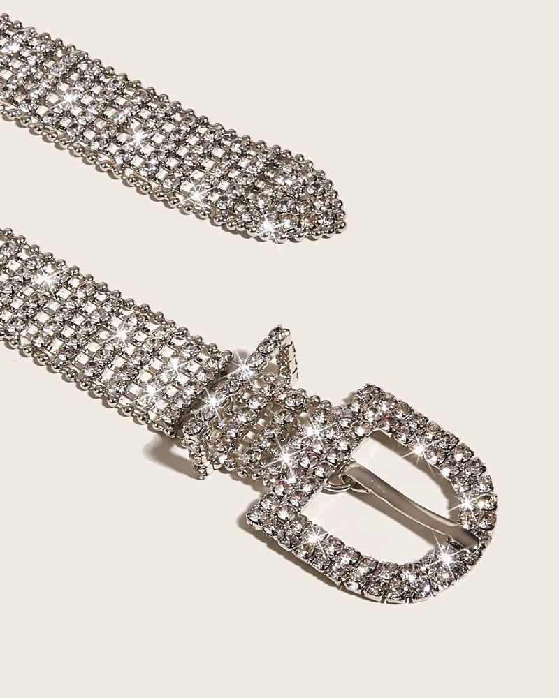Rhinestone Belt Women