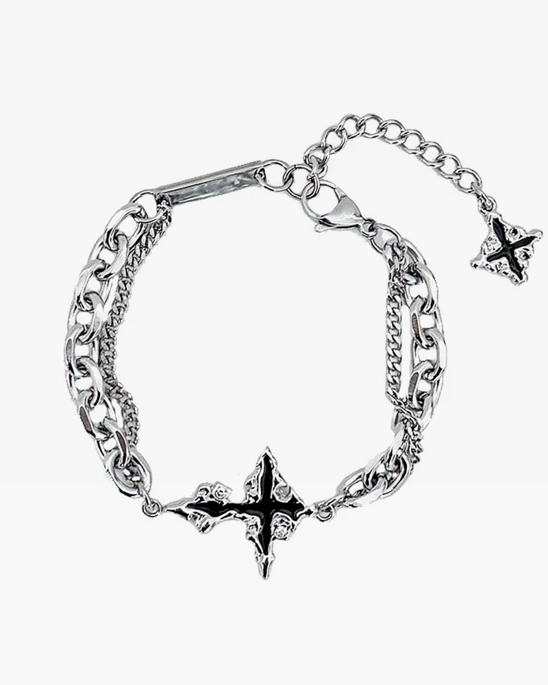 Gothic Cross Bracelet
