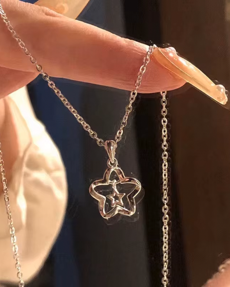 Womens Star Necklace