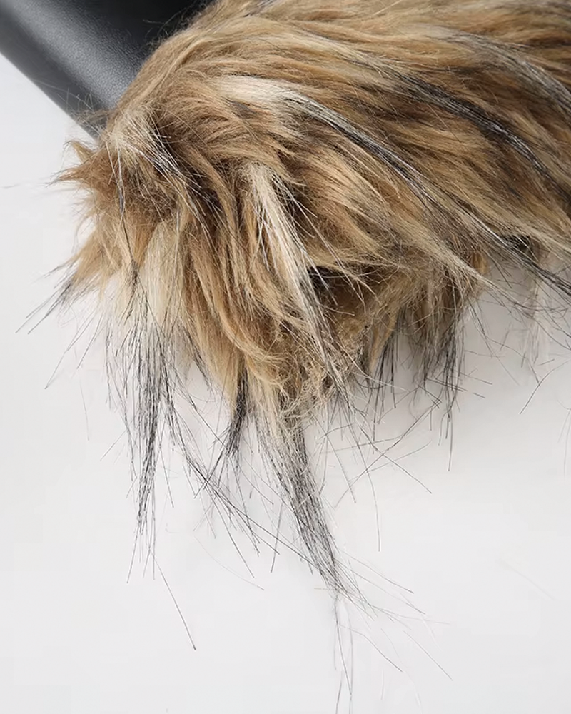 Fur Belt Y2K