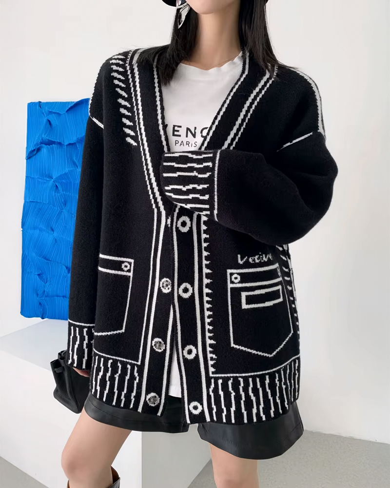 Womens Button Up Cardigan