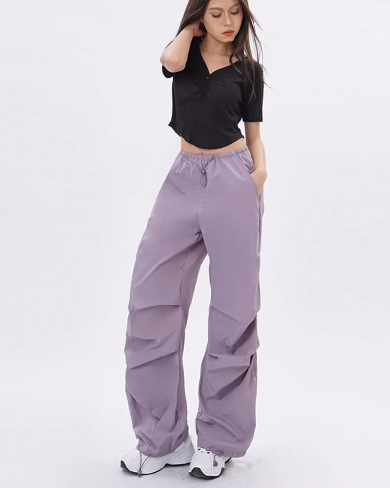Purple Parachute Pants