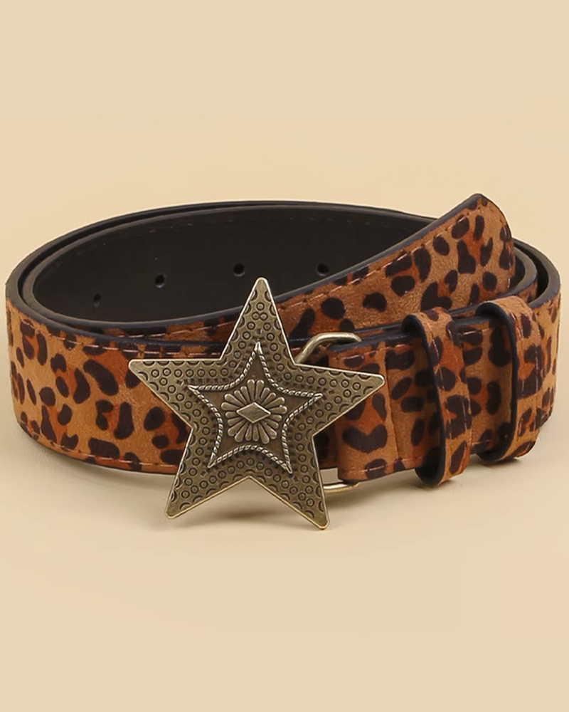 Belt Leopard Print