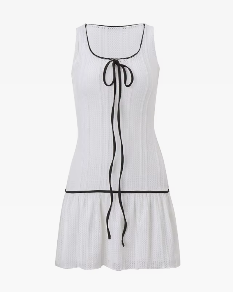 Elegant White Mini Dress