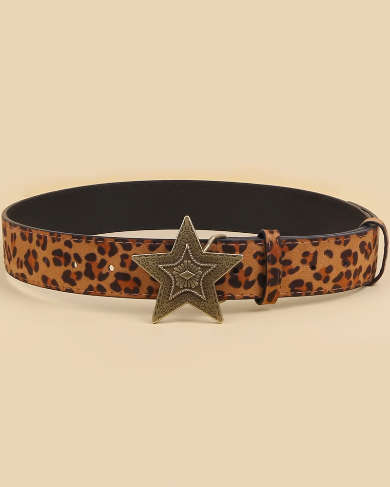 Belt Leopard Print