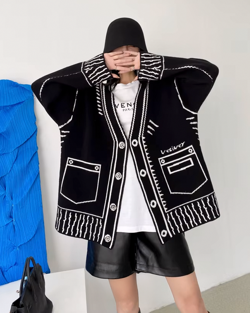 Womens Button Up Cardigan