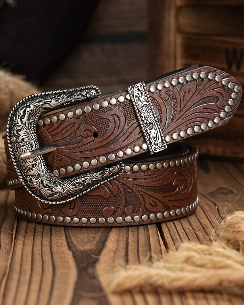 Studded Western Belt
