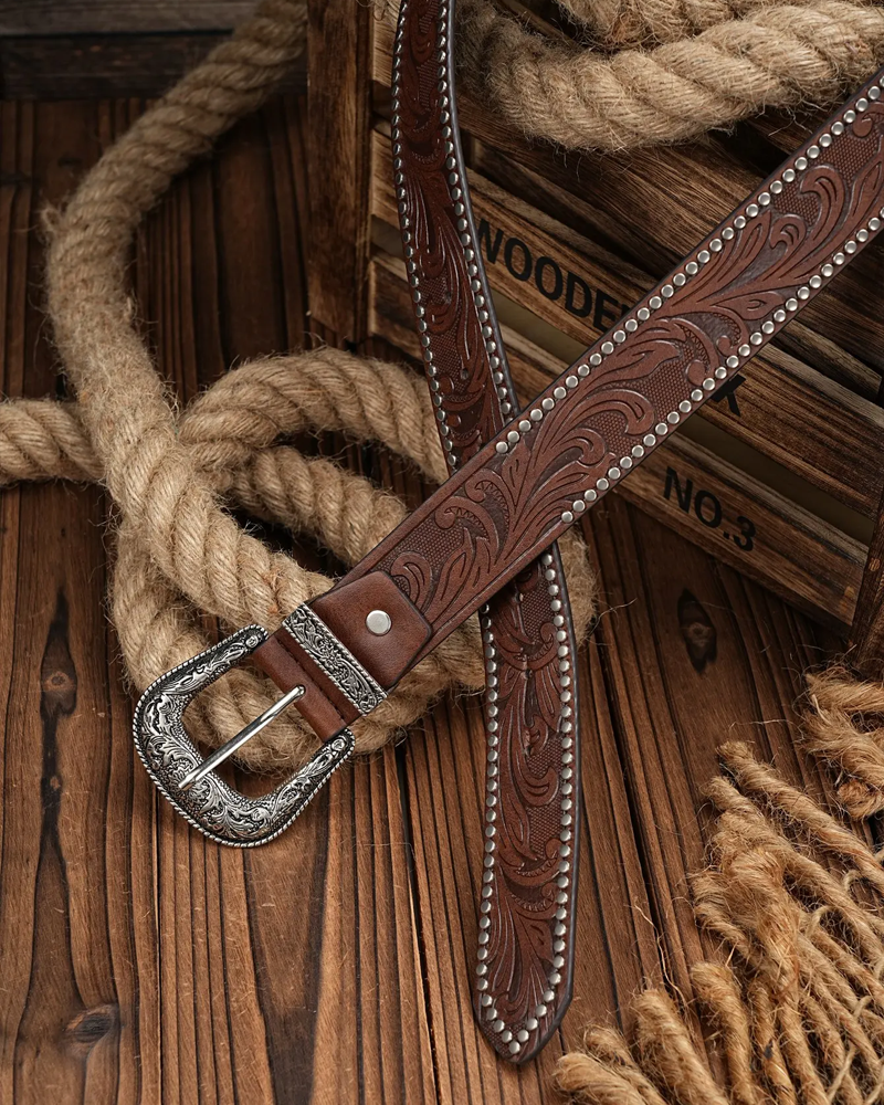 Studded Western Belt