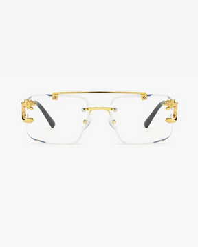 Square Rimless Sunglasses